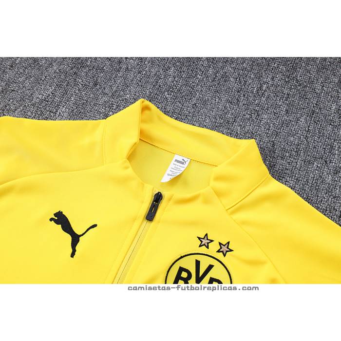 Chaqueta del Borussia Dortmund 2022-2023 Amarillo y Negro